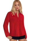 Button Down Boho Top - Long Sleeve-SUUKSESS-SUUKSESS