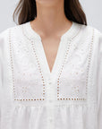 Button Down Boho Top - Long Sleeve-SUUKSESS-SUUKSESS