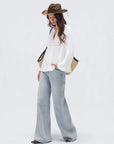 Button Down Boho Top - Long Sleeve-SUUKSESS-SUUKSESS