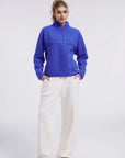 Quarter Zip Fleece Fuzzy Sherpa Jacket-SUUKSESS-SUUKSESS