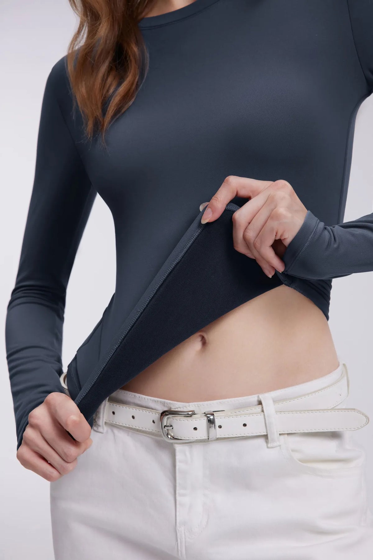 Thermal Double Lined Fitted Shirts - Long Sleeve