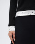 Layered Crew Neck Fitted Shirt - Long Sleeve