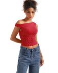 Butterweiches Off-Shoulder-Shirt