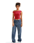 Butterweiches Off-Shoulder-Shirt