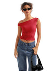 Butterweiches Off-Shoulder-Shirt