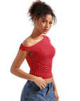 Butterweiches Off-Shoulder-Shirt