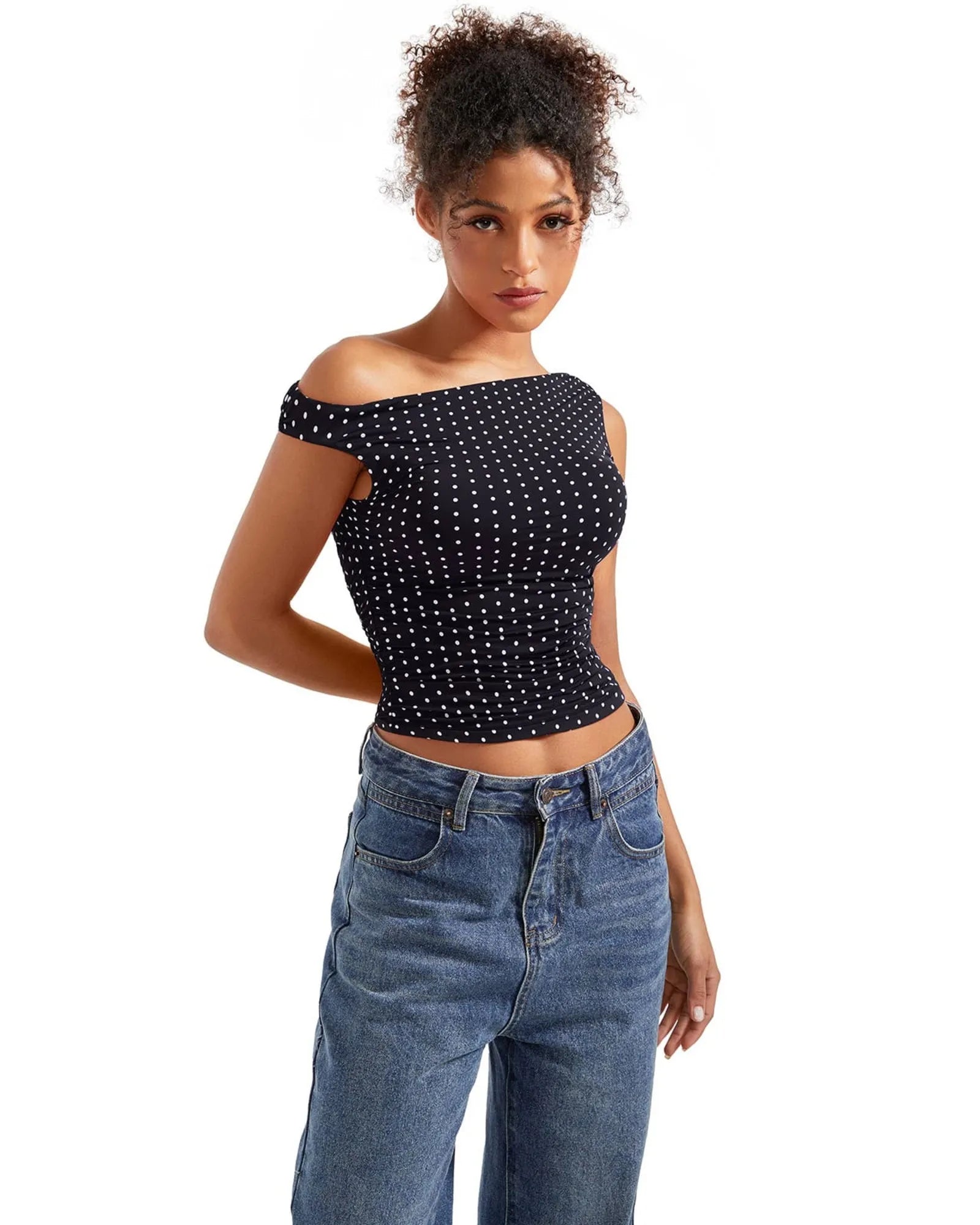 Butterweiches Off-Shoulder-Shirt