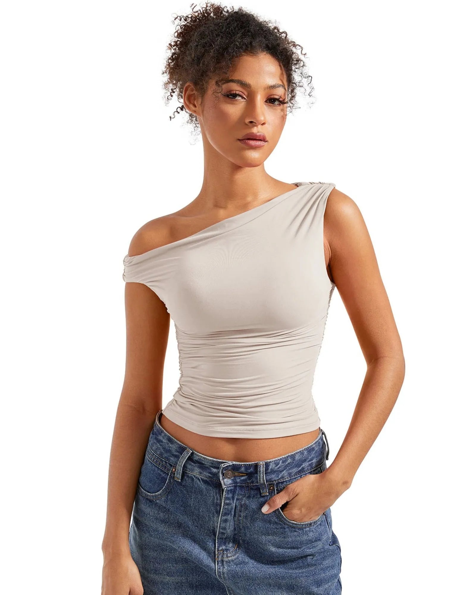 Butterweiches Off-Shoulder-Shirt