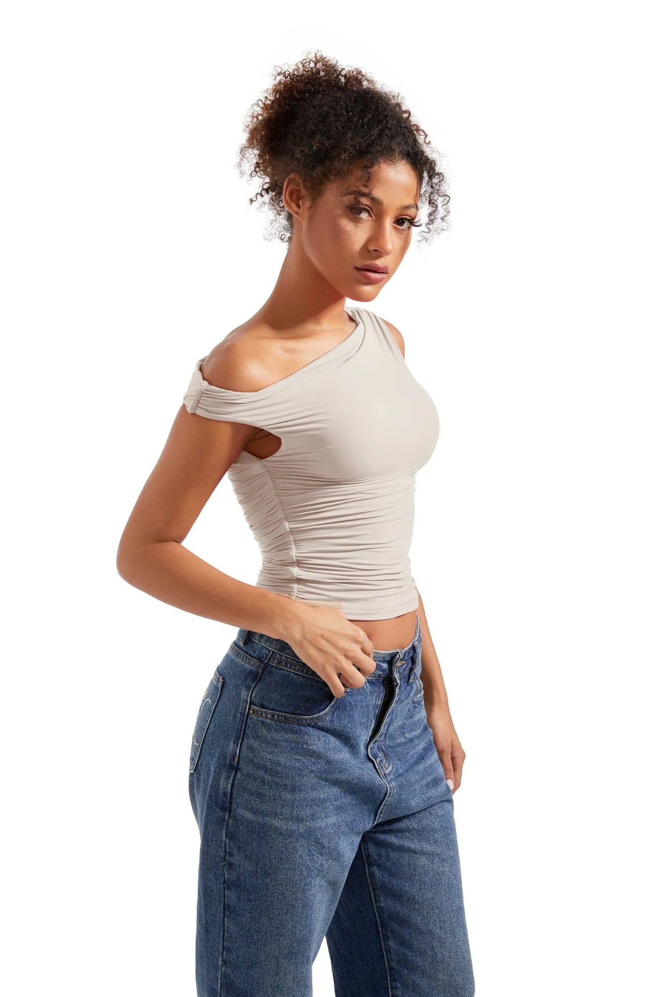 Butterweiches Off-Shoulder-Shirt