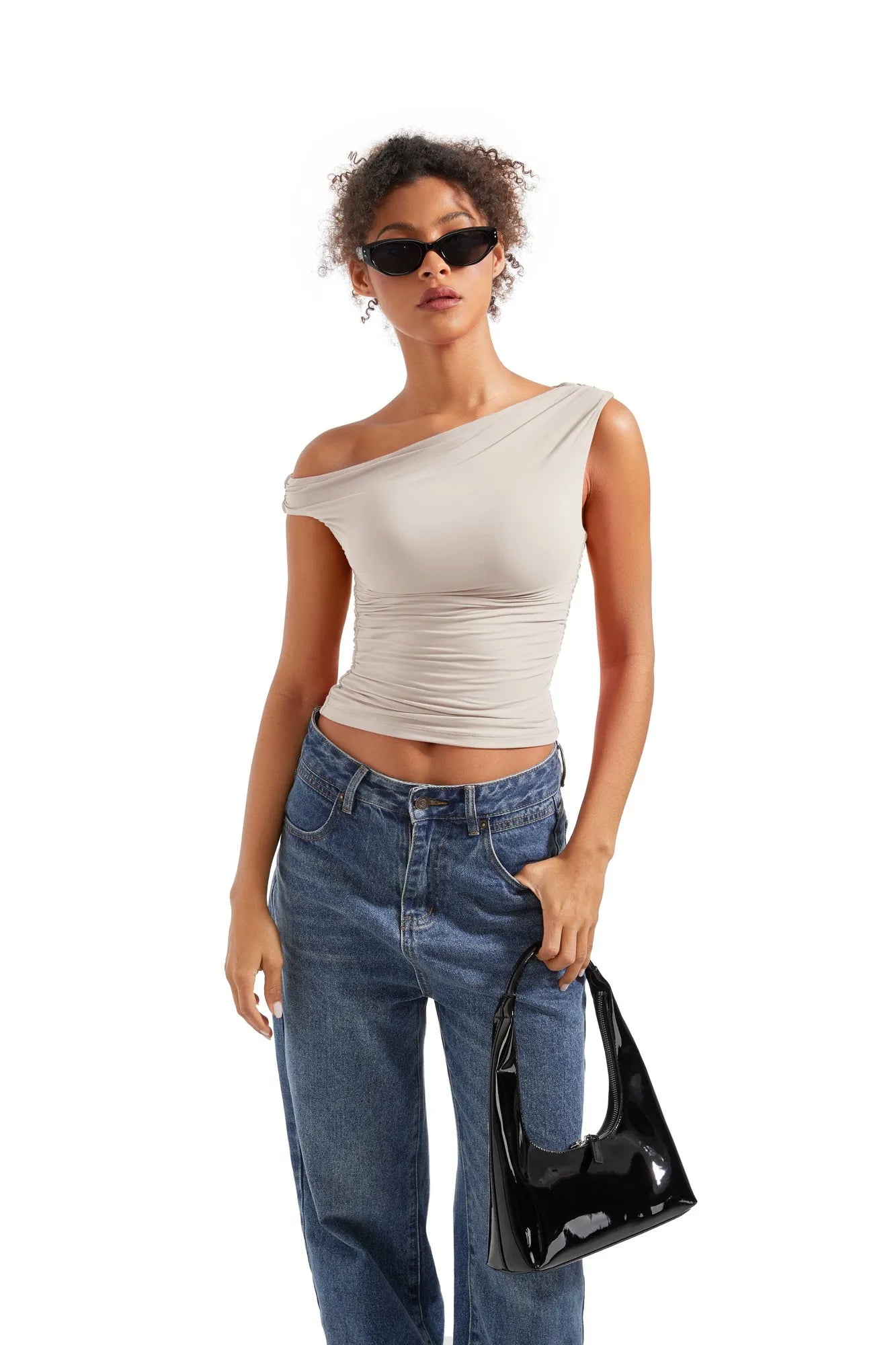 Butterweiches Off-Shoulder-Shirt