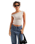 Butterweiches Off-Shoulder-Shirt