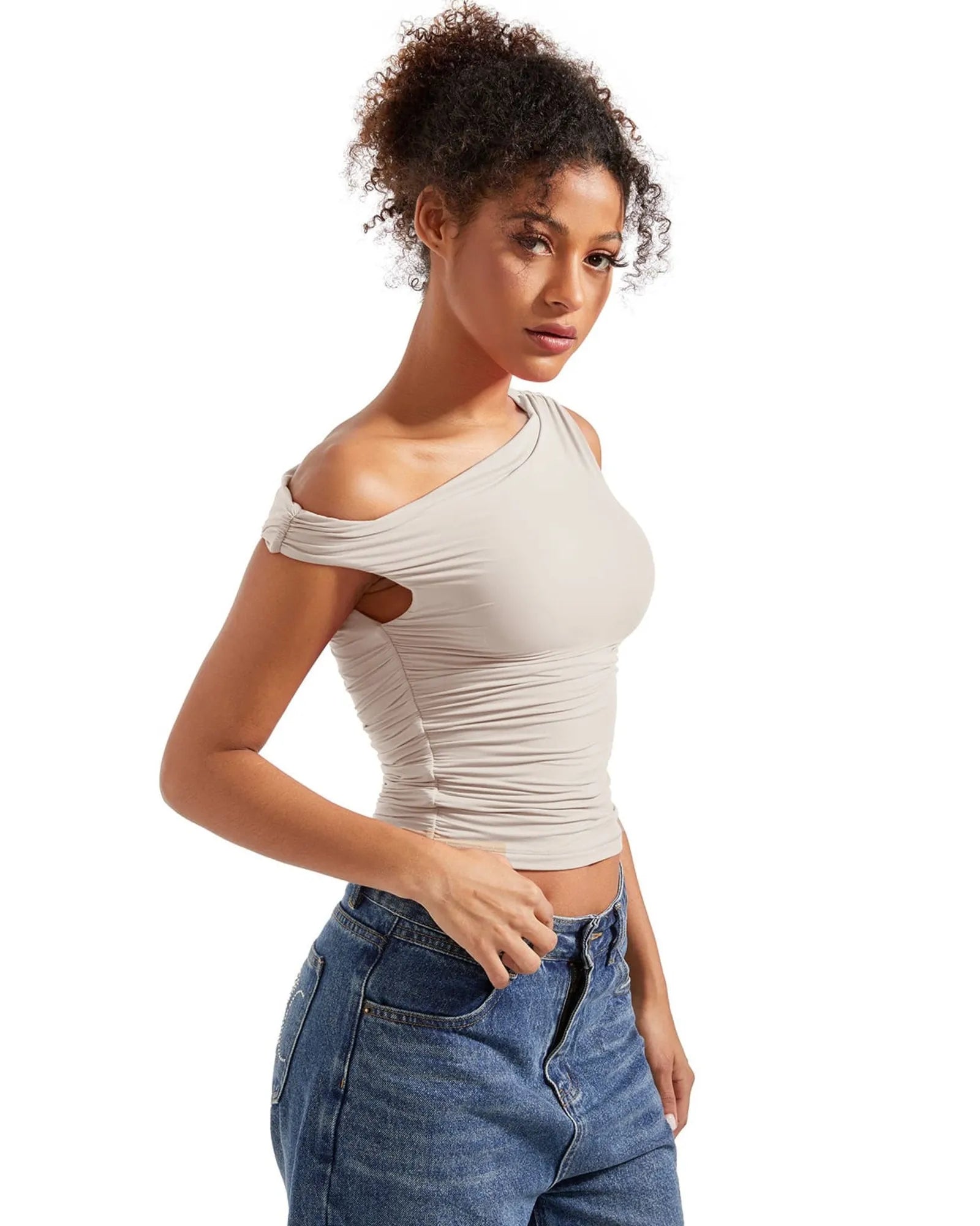 Butterweiches Off-Shoulder-Shirt