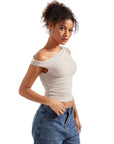 Butterweiches Off-Shoulder-Shirt