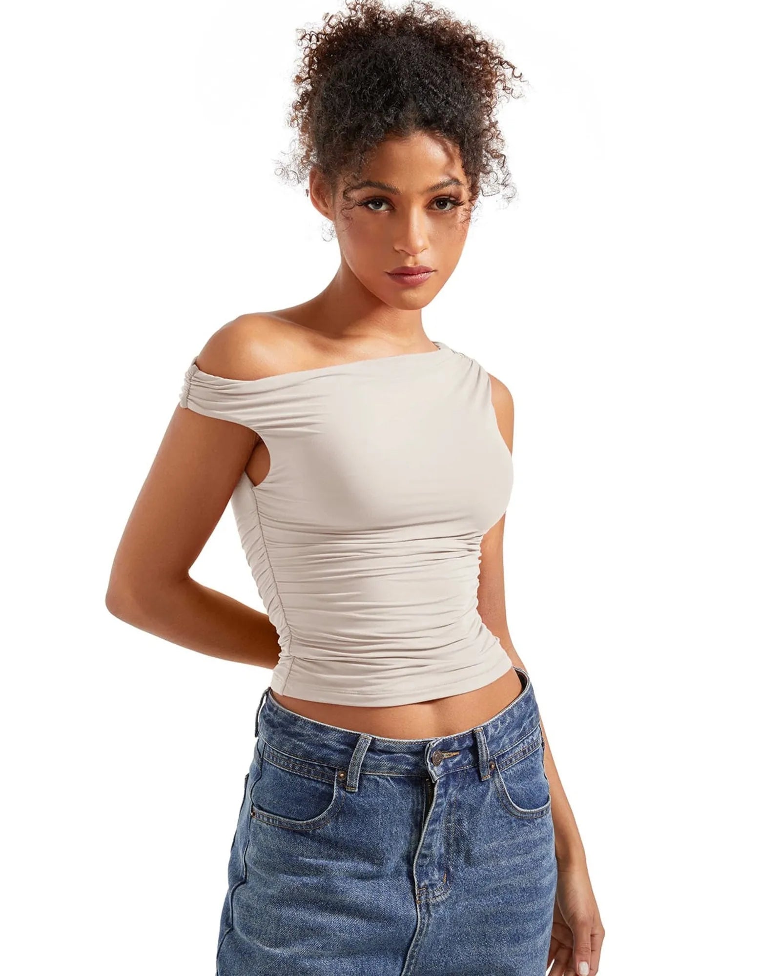 Butterweiches Off-Shoulder-Shirt