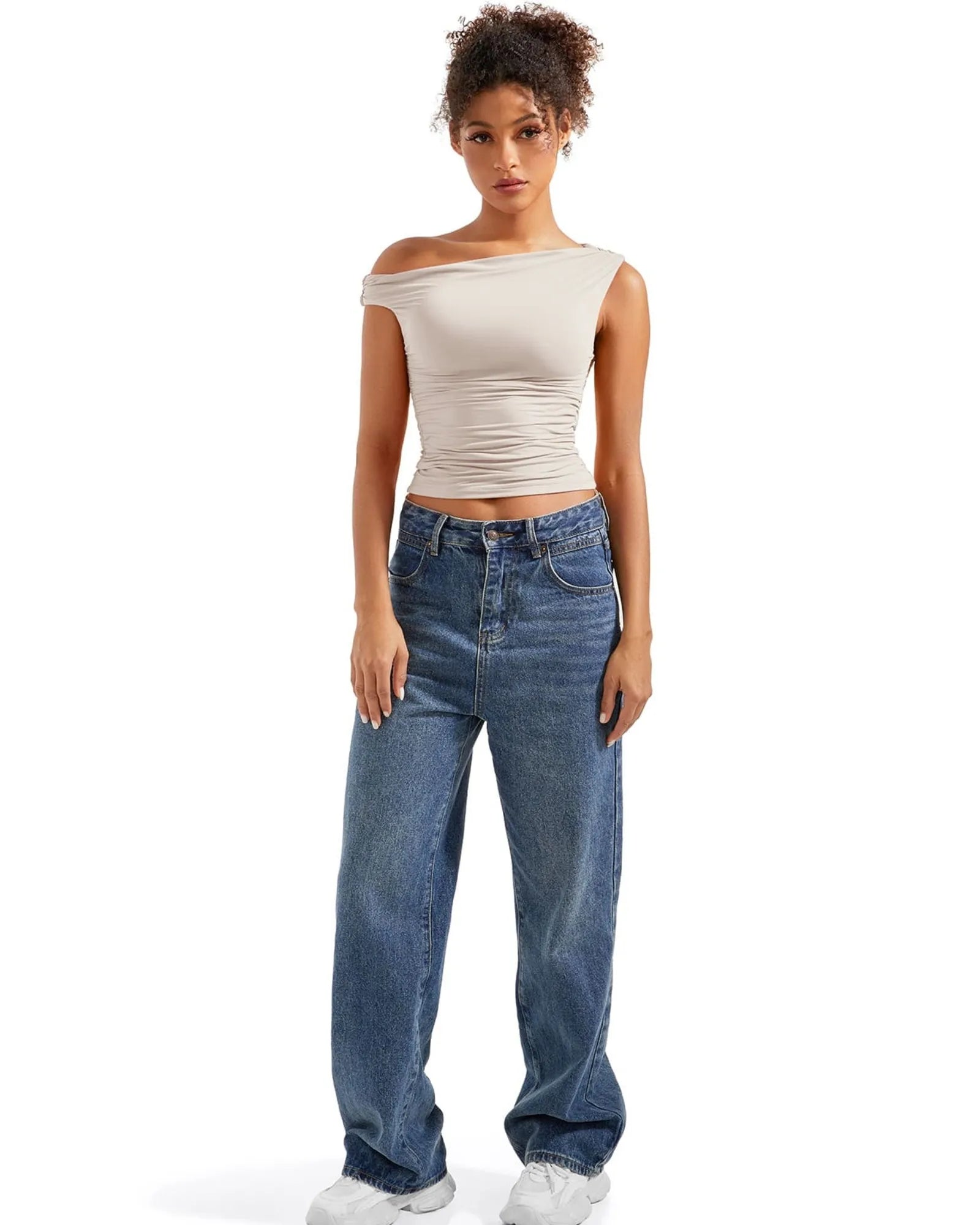 Butterweiches Off-Shoulder-Shirt
