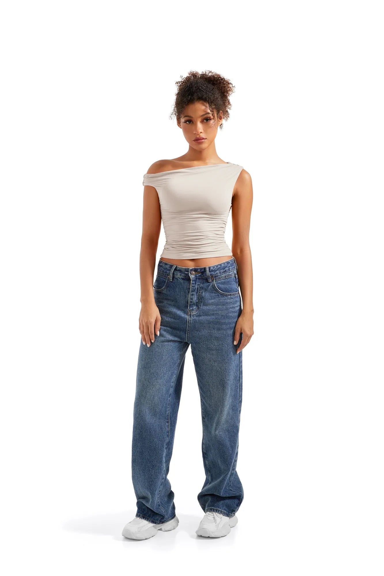 Butterweiches Off-Shoulder-Shirt