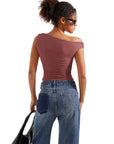 Buttery Soft Off Shoulder Shirt