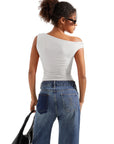 Buttery Soft Off Shoulder Shirt