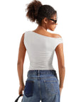 Buttery Soft Off Shoulder Shirt