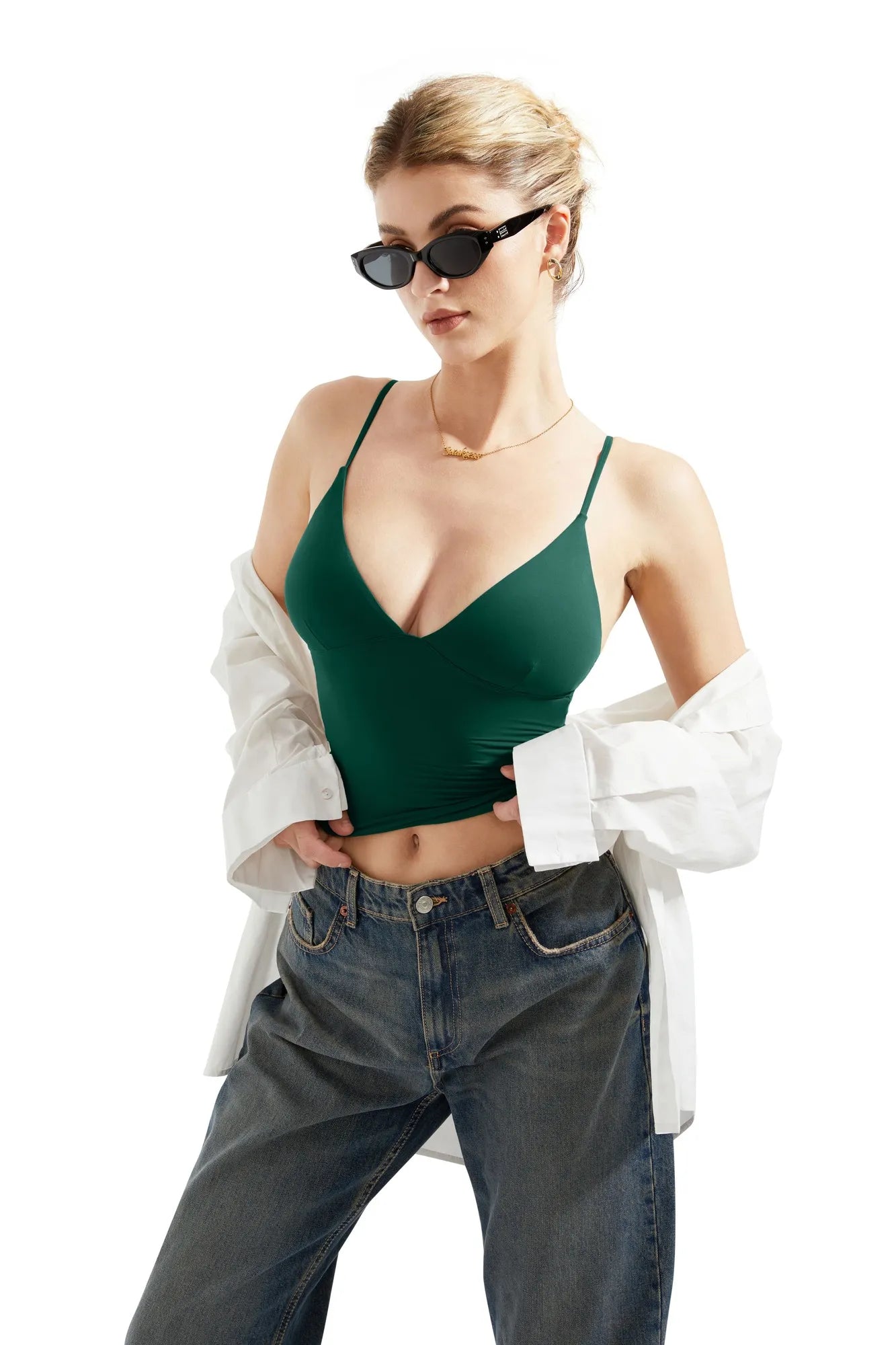 Buttery Soft Cami V Neck Tank Top