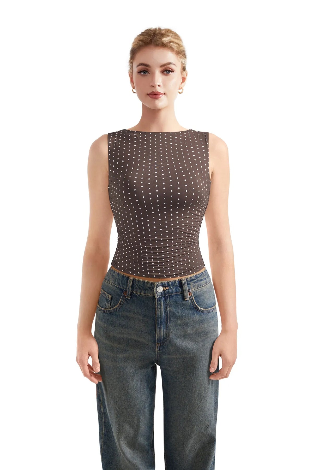 Buttery Soft Side Ruched Tank Top