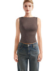 Buttery Soft Side Ruched Tank Top