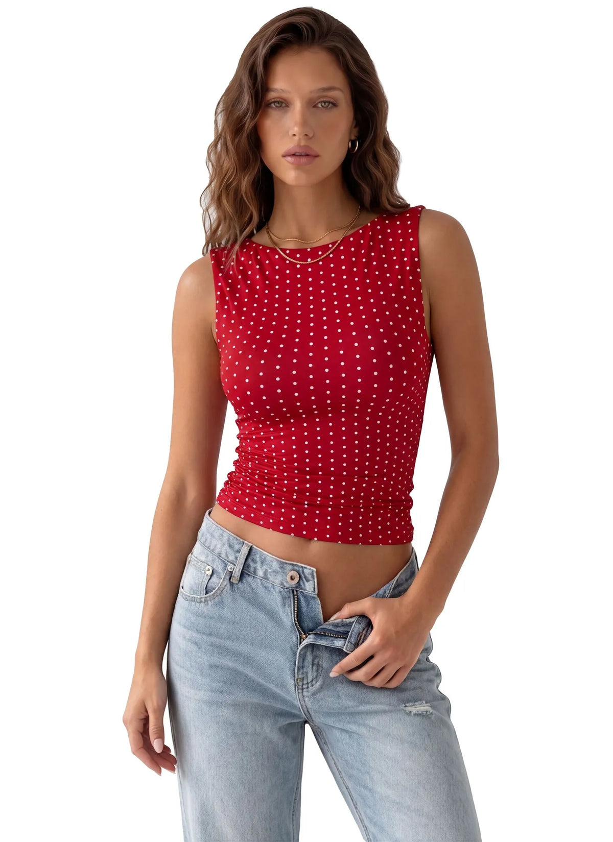 Buttery Soft Side Ruched Tank Top