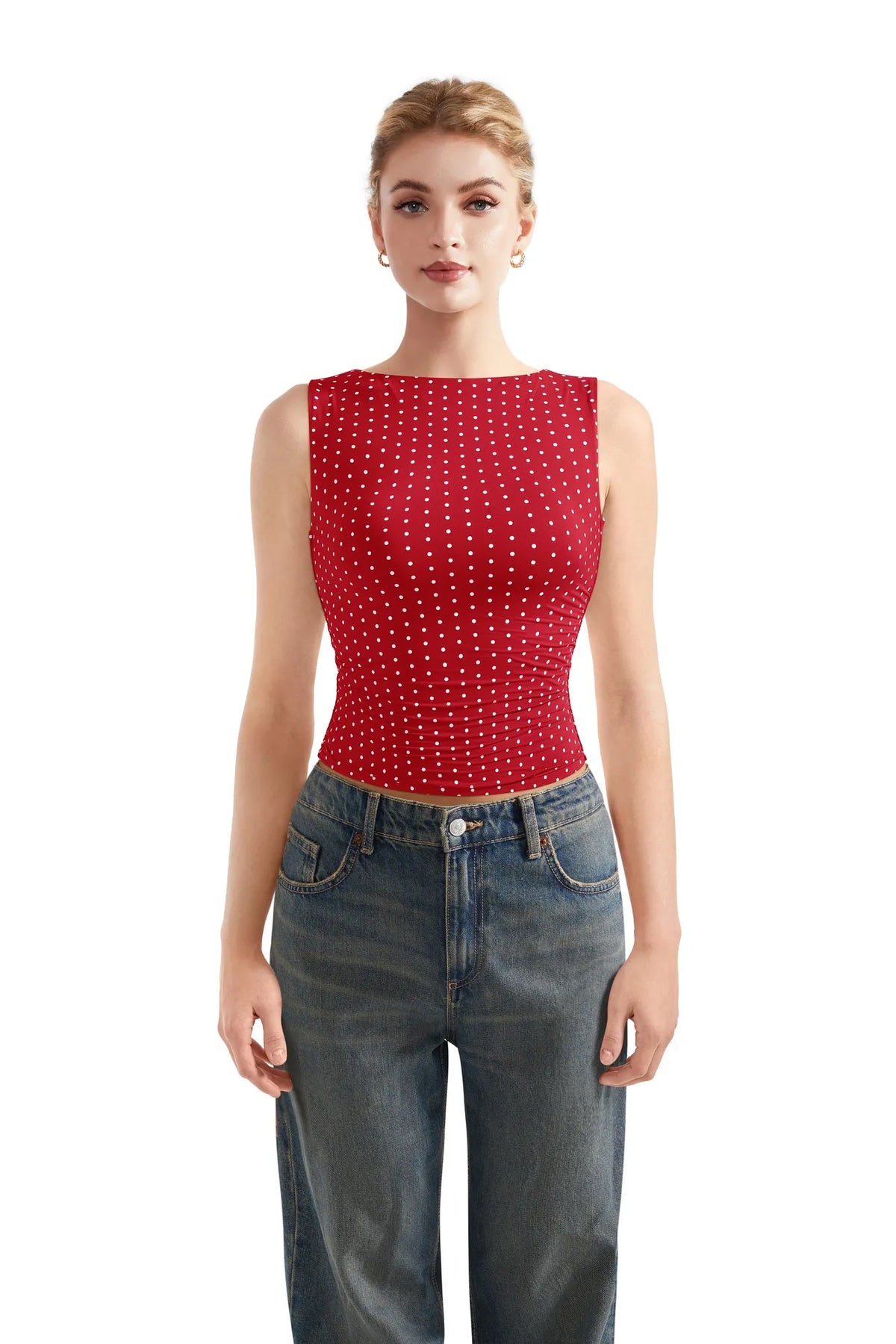 Buttery Soft Side Ruched Tank Top