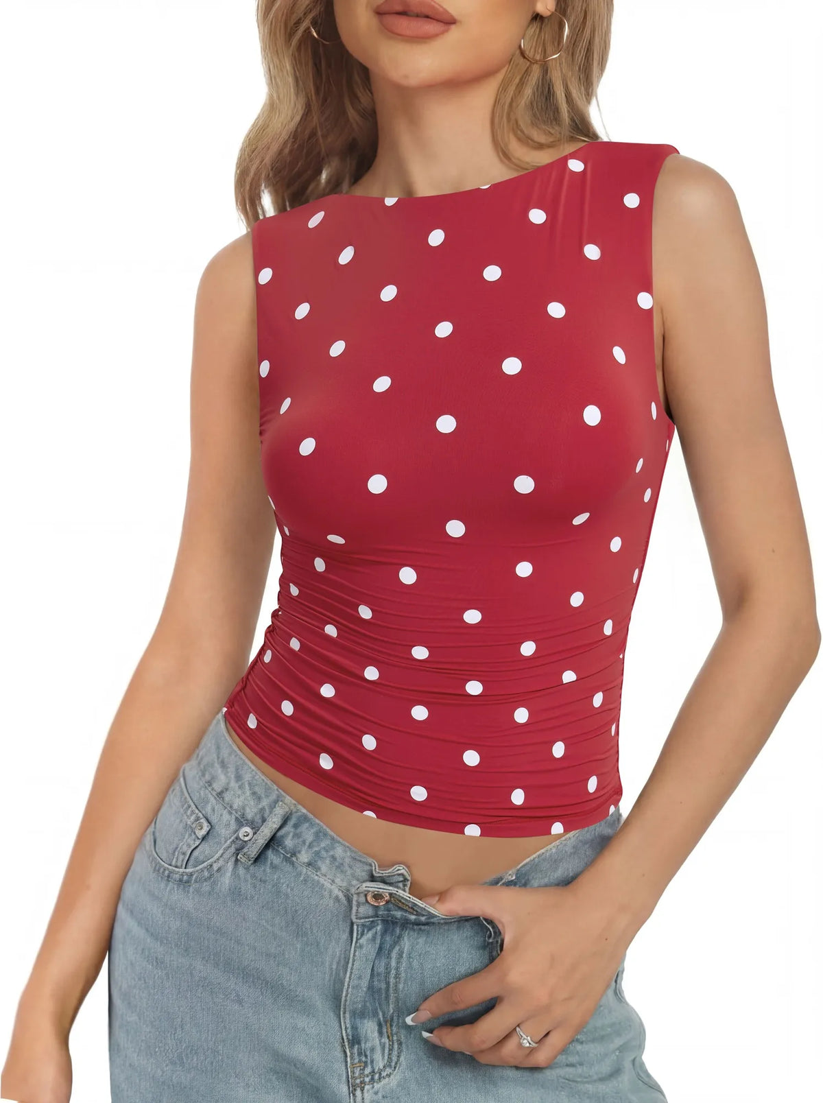 Buttery Soft Side Ruched Tank Top