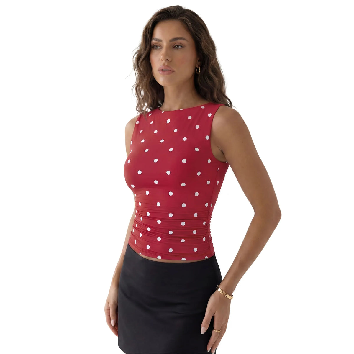 Buttery Soft Side Ruched Tank Top