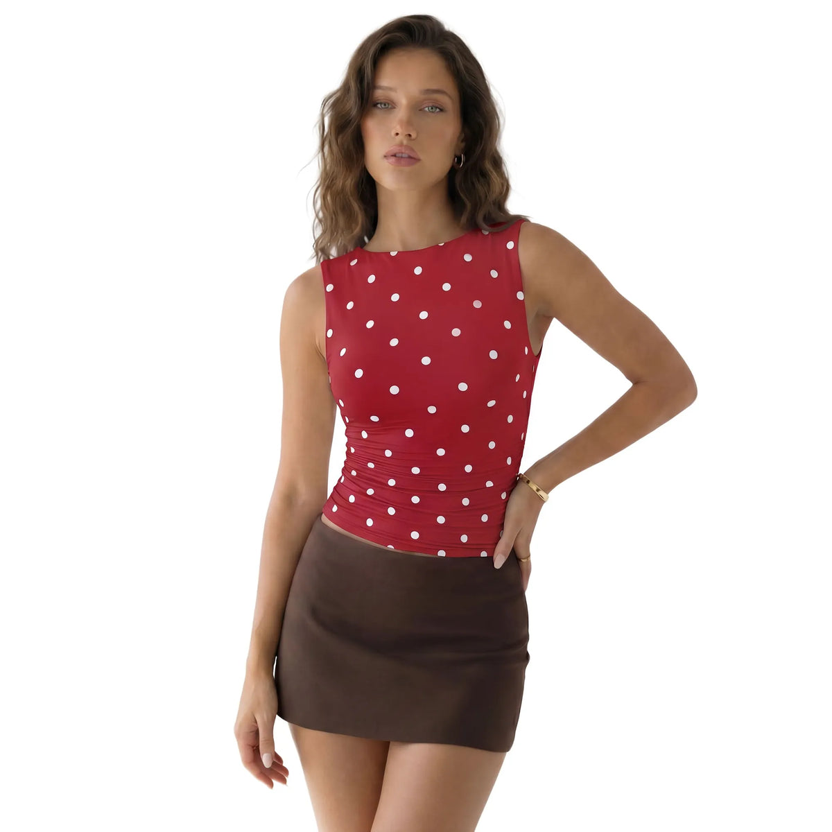 Buttery Soft Side Ruched Tank Top