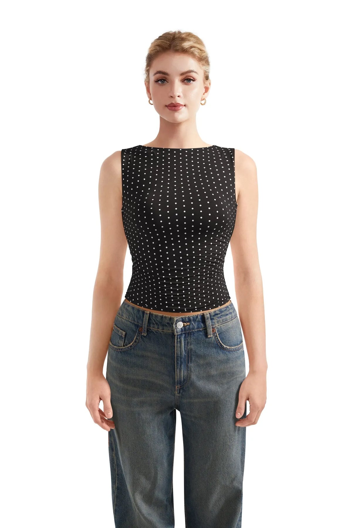 Buttery Soft Side Ruched Tank Top