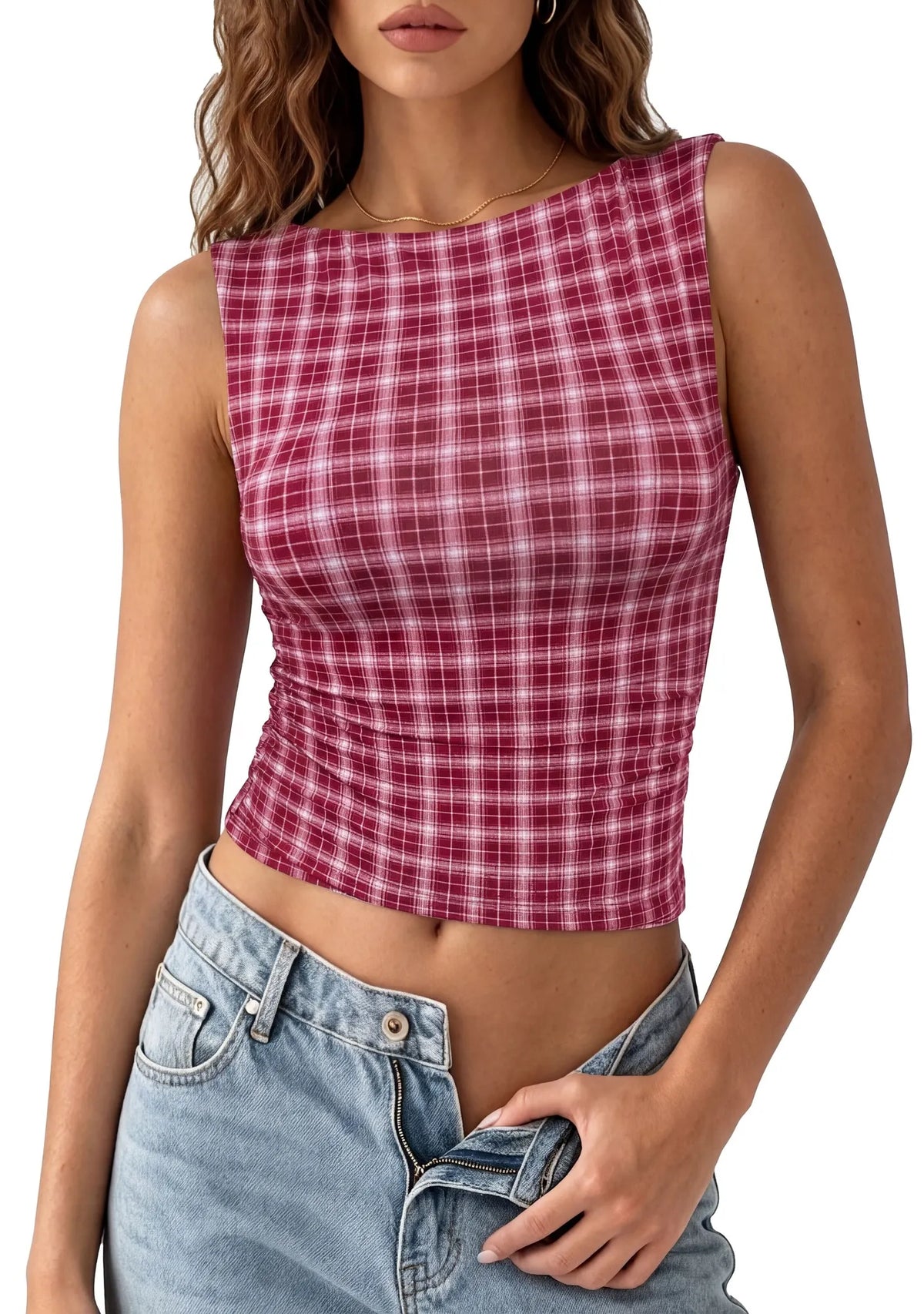 Buttery Soft Side Ruched Tank Top