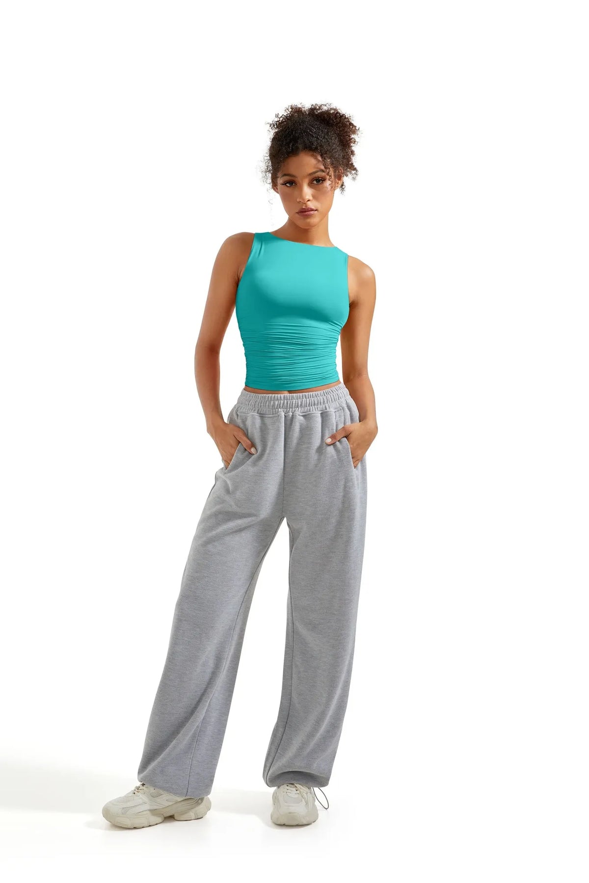 Buttery Soft Side Ruched Tank Top
