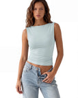 Buttery Soft Side Ruched Tank Top
