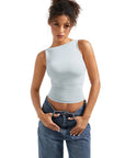 Buttery Soft Side Ruched Tank Top