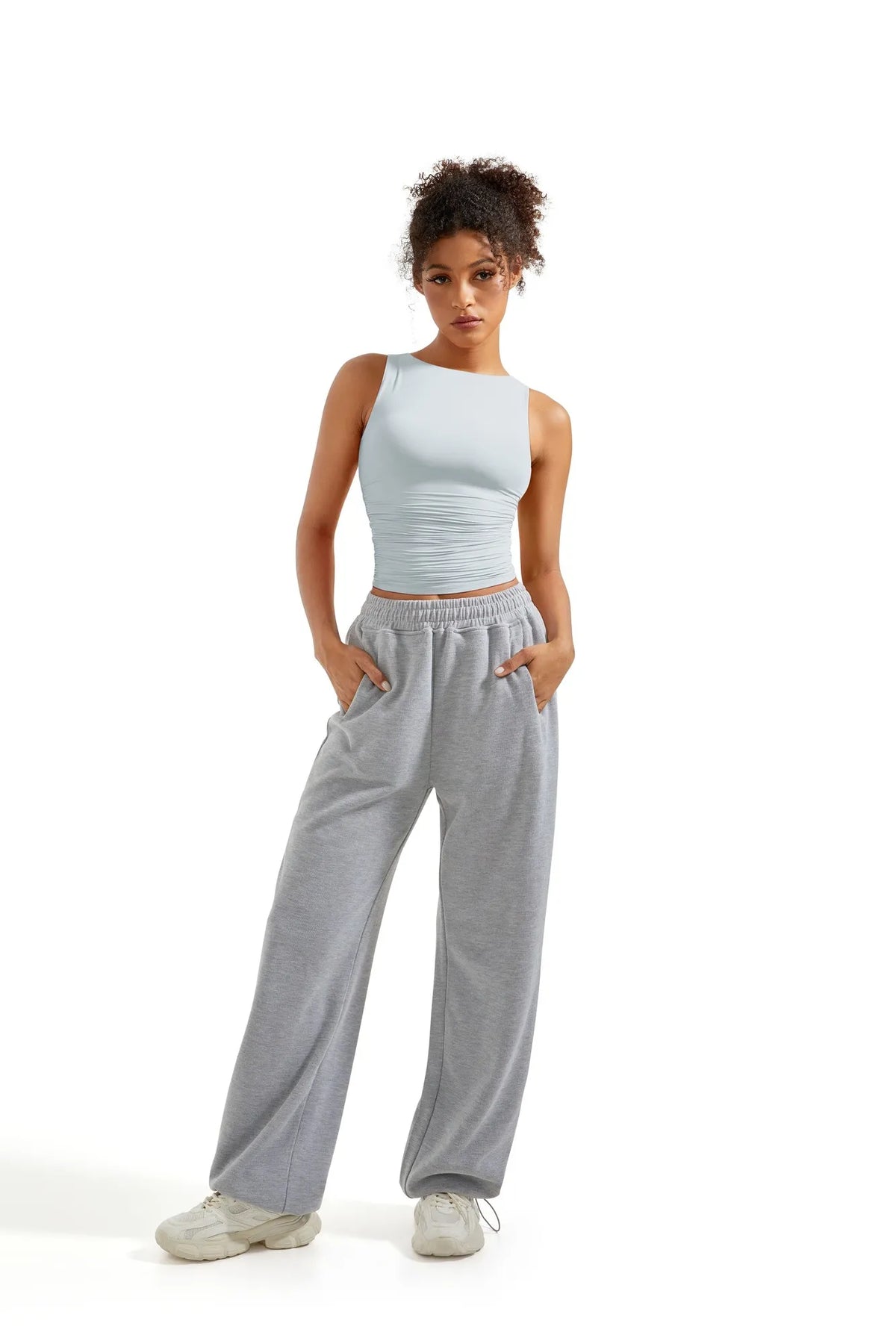 Buttery Soft Side Ruched Tank Top