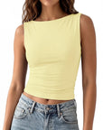 Buttery Soft Side Ruched Tank Top