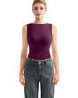 Buttery Soft Side Ruched Tank Top
