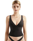 Sexy V Neck V Back Tank Top-Clothing-SUUKSESS-Black-XS-SUUKSESS