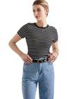 Ribbed Stripe Shirt-SUUKSESS-SUUKSESS