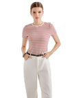 Ribbed Stripe Shirt-SUUKSESS-Red Stripe-S-SUUKSESS