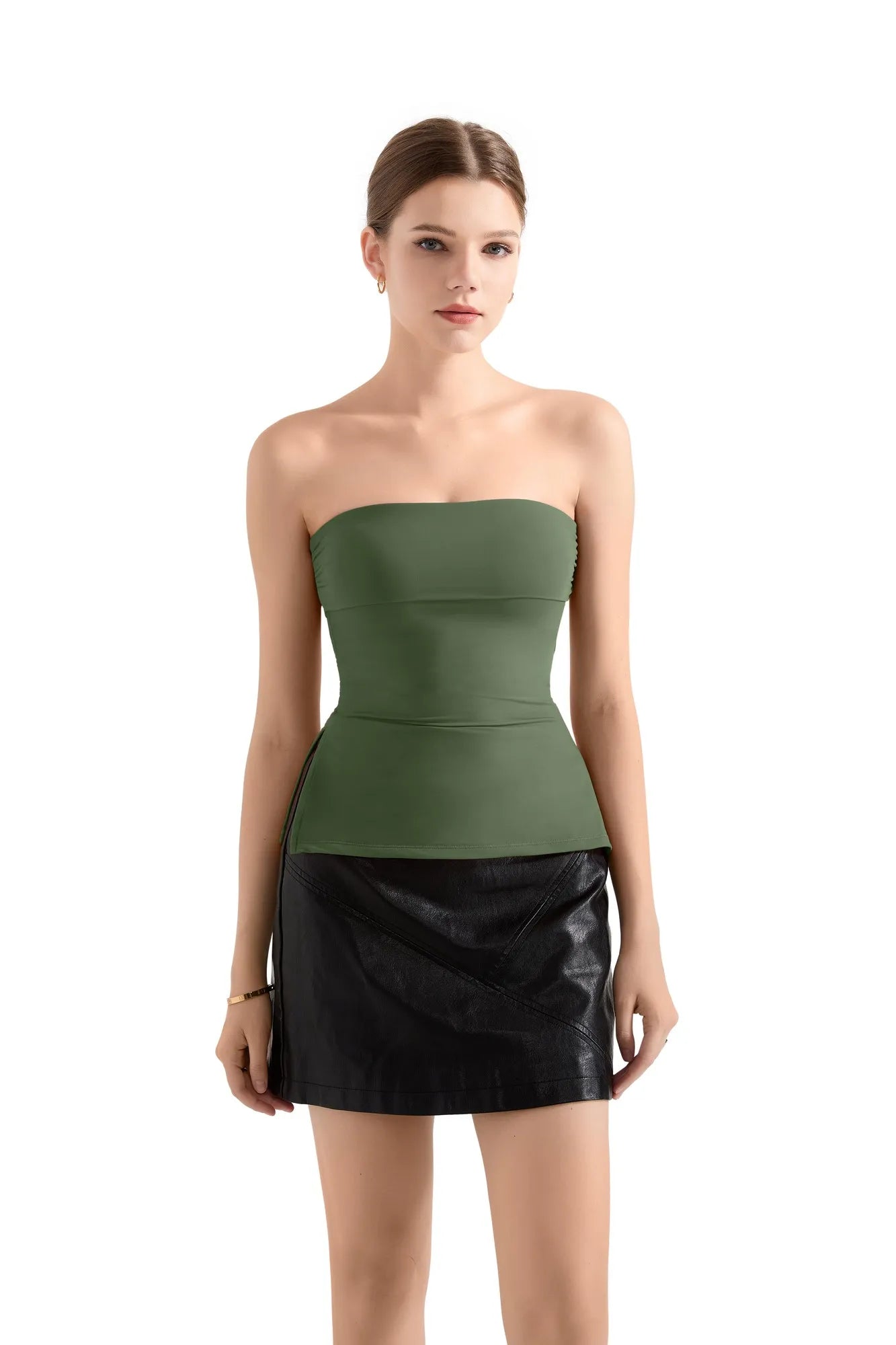 Buttery Soft Side Split Tube Top-Clothing-SUUKSESS-SUUKSESS