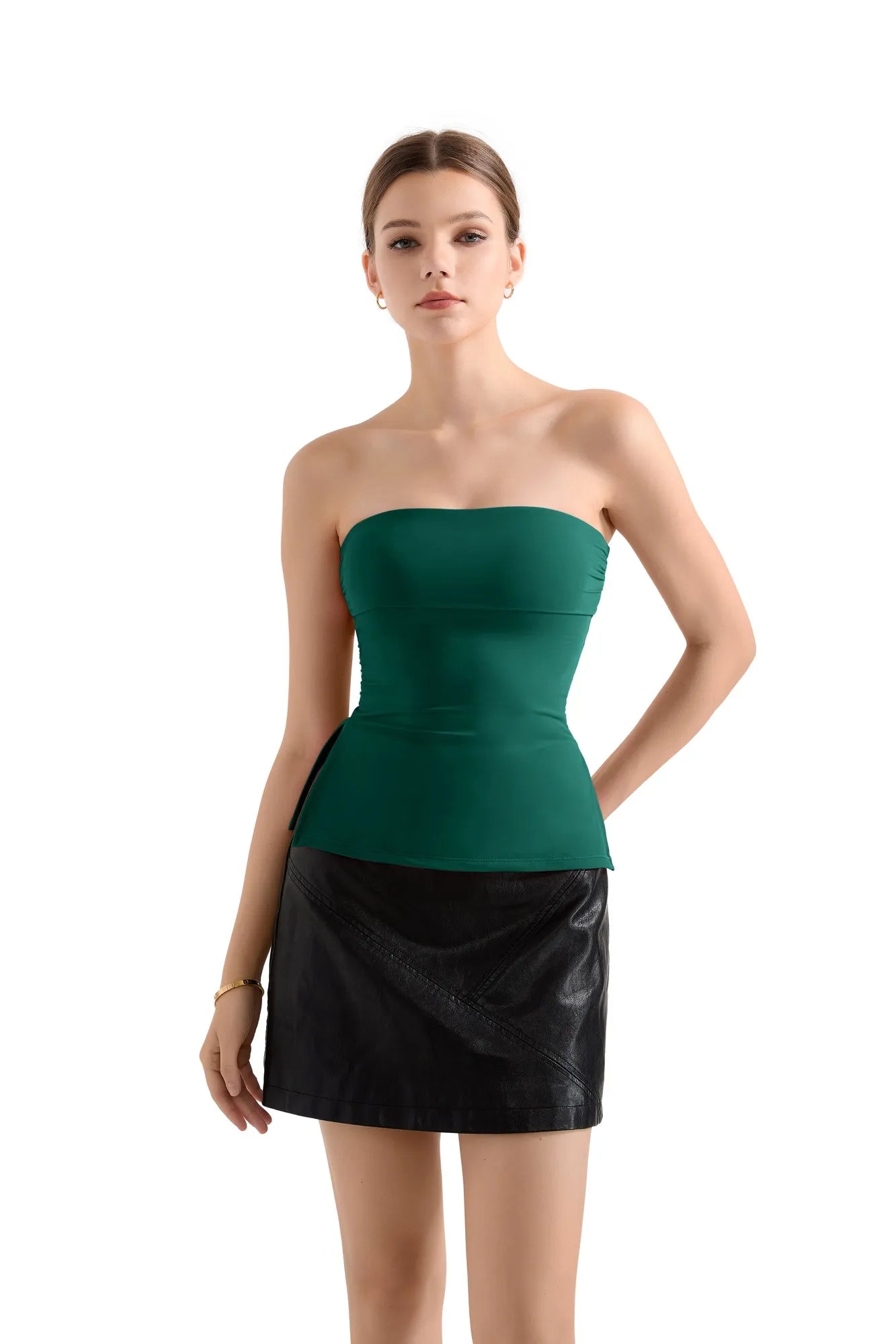 Buttery Soft Side Split Tube Top-Clothing-SUUKSESS-SUUKSESS