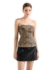 Buttery Soft Side Split Tube Top-Clothing-SUUKSESS-Leopard-XS-SUUKSESS