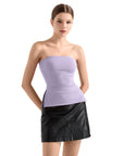 Buttery Soft Side Split Tube Top-Clothing-SUUKSESS-Purple-XS-SUUKSESS