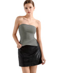 Buttery Soft Side Split Tube Top-Clothing-SUUKSESS-SUUKSESS