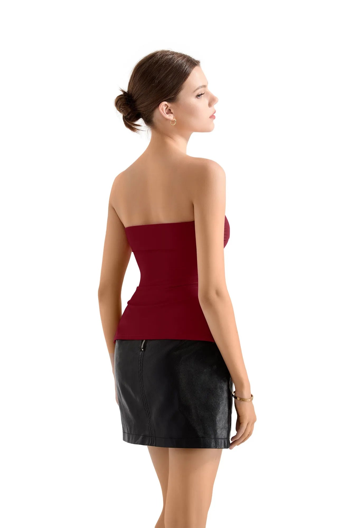 Buttery Soft Side Split Tube Top-Clothing-SUUKSESS-SUUKSESS