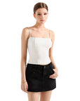 Corset Cami Tank Top-SUUKSESS-White-XS-SUUKSESS