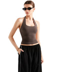 Buttery Soft Halter Tank Top-Clothing-SUUKSESS-SUUKSESS